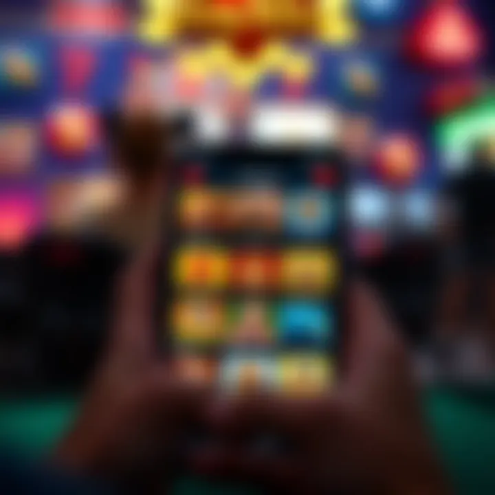 Interface displaying main features of the King Billy app on a smartphone screen