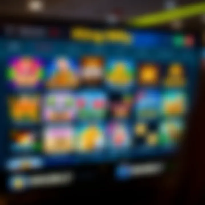 Diverse Game Selection on King Billy Casino Online casino interface displaying various game options on King Billy platform