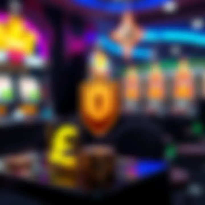 Secure payment icons and Australian dollar symbol representing safe transactions for online pokies players