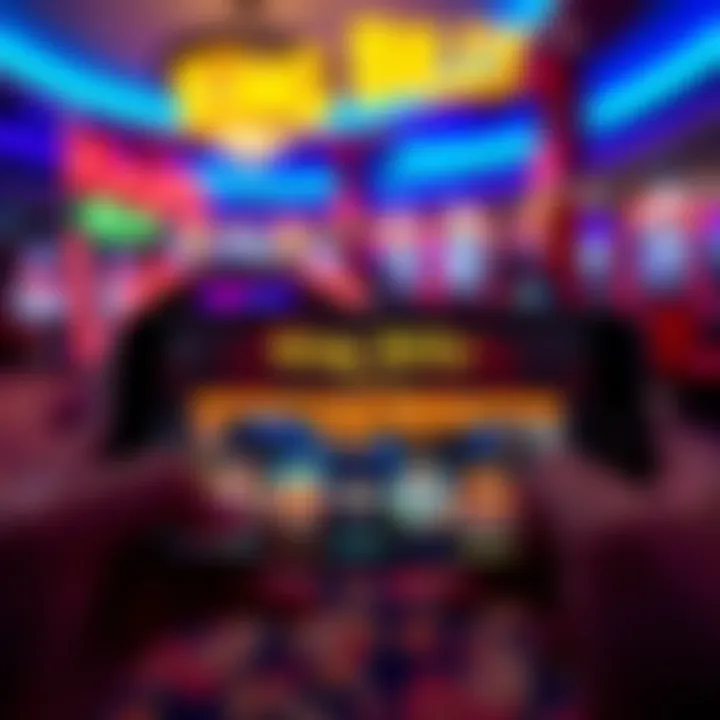 Mobile device displaying King Billy casino app interface with game selections