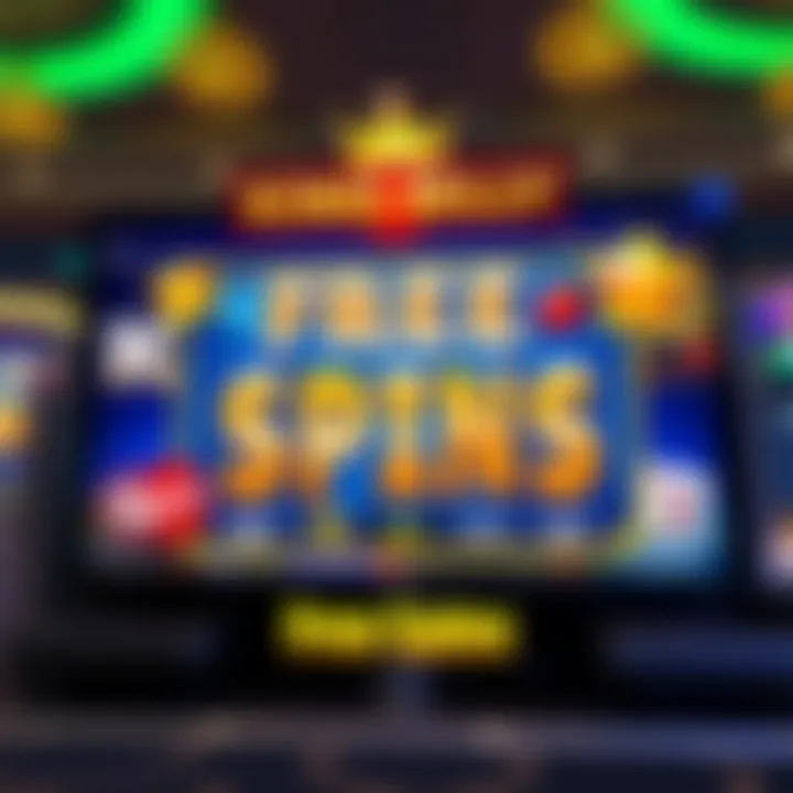 King Billy Free Spins Bonus Promotion Display King Billy online casino interface showing free spins promotion