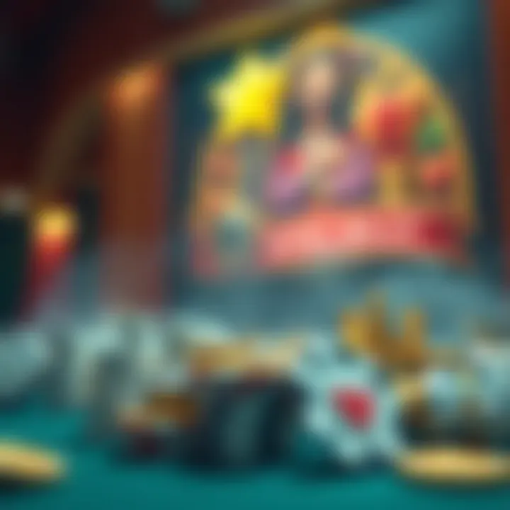 Illustration of digital casino bonuses and rewards in the King Billy MGA platform