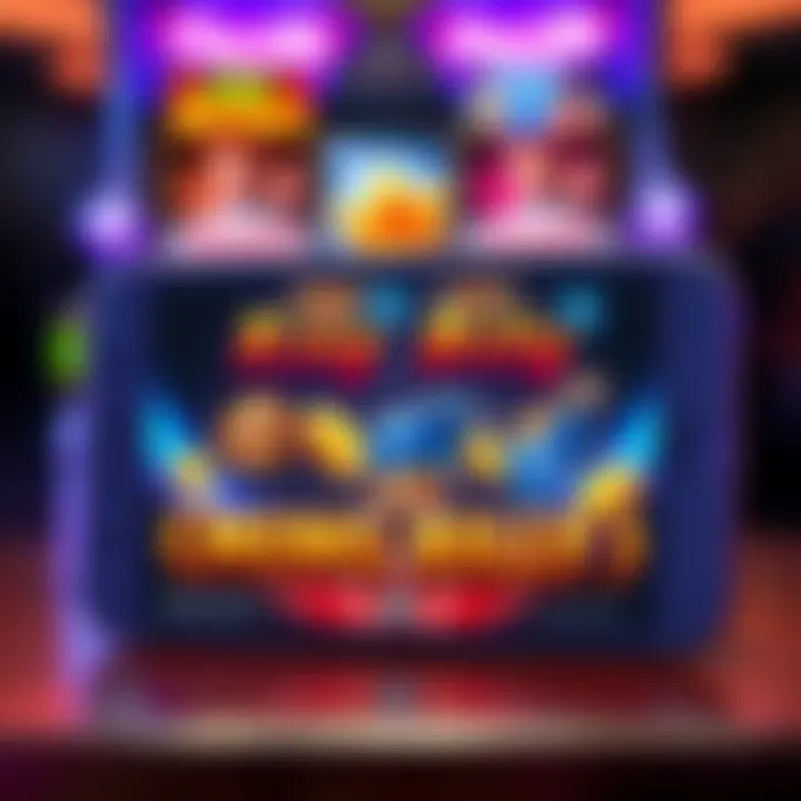 Mobile device displaying King Billy pokies for seamless gaming on the go