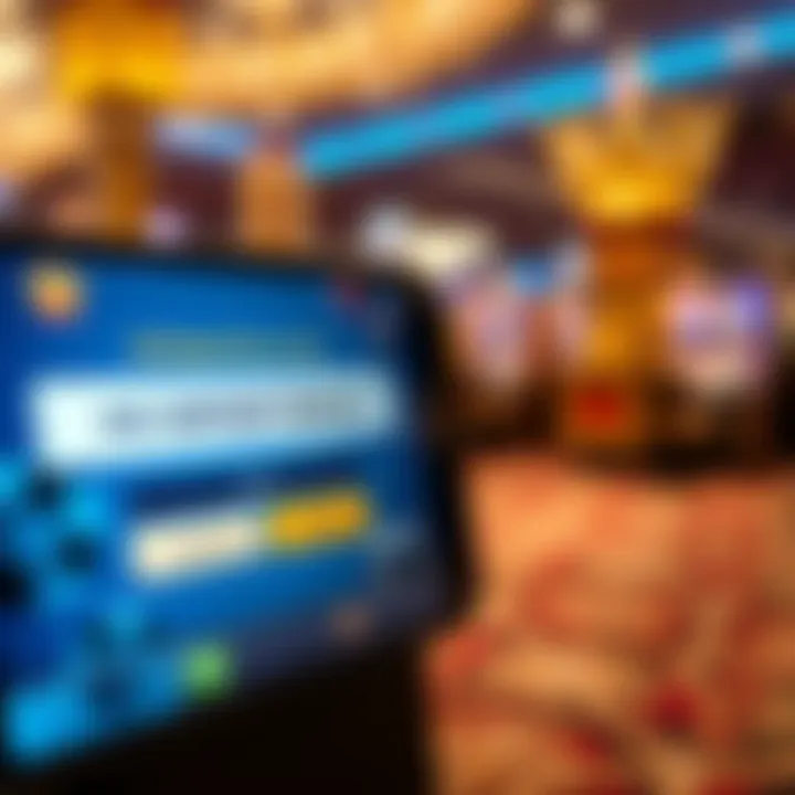 King Billy Casino interface showing no deposit bonus code entry field on a digital device