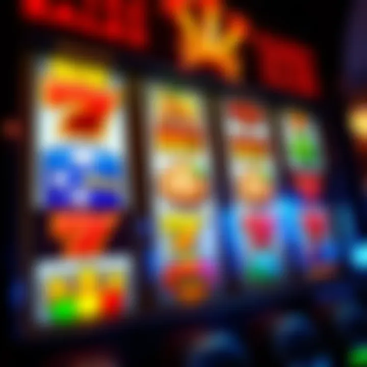 Online pokies interface showing colorful reels with Australian themed symbols