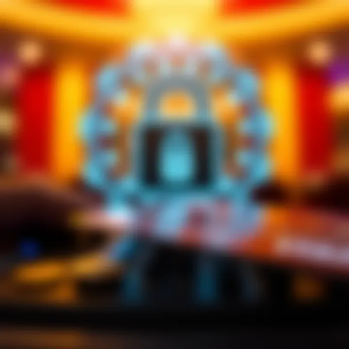 Secure online payment method with credit card and digital lock symbolizing safe transactions