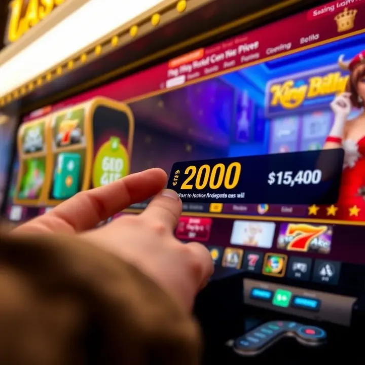 Illustration of bonus code being entered on casino website
