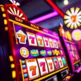 Bright online pokies interface showcasing various vibrant slot reels spinning on a digital display