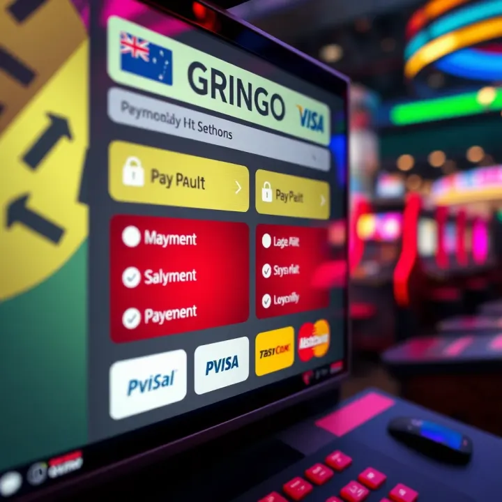 Secure online payment options displayed on a digital interface