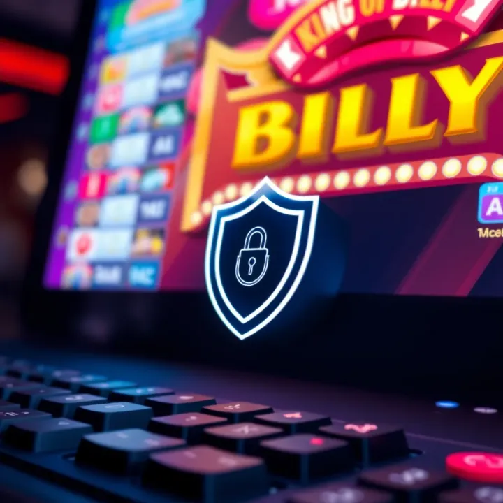 Secure account management with shield icon representing protection