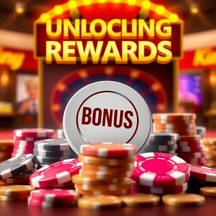 Unlocking Bonus Rewards at King Billy Casino Bright casino chips and coins emphasizing winning potential with special code promotions