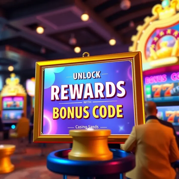 Unlocking Rewards with King Billy Casino Bonus Code Animated graphic showing a casino bonus code unlocking rewards
