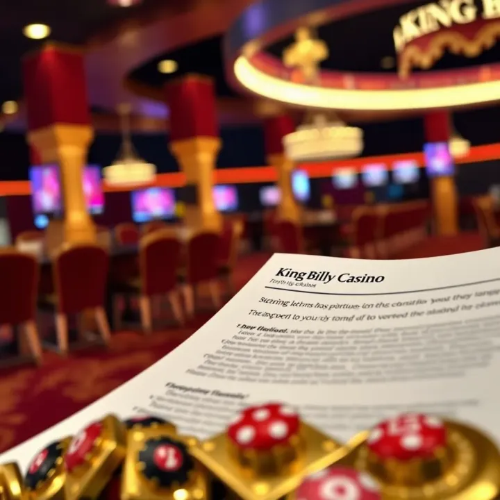 Visual guide to understanding terms and conditions associated with casino bonuses