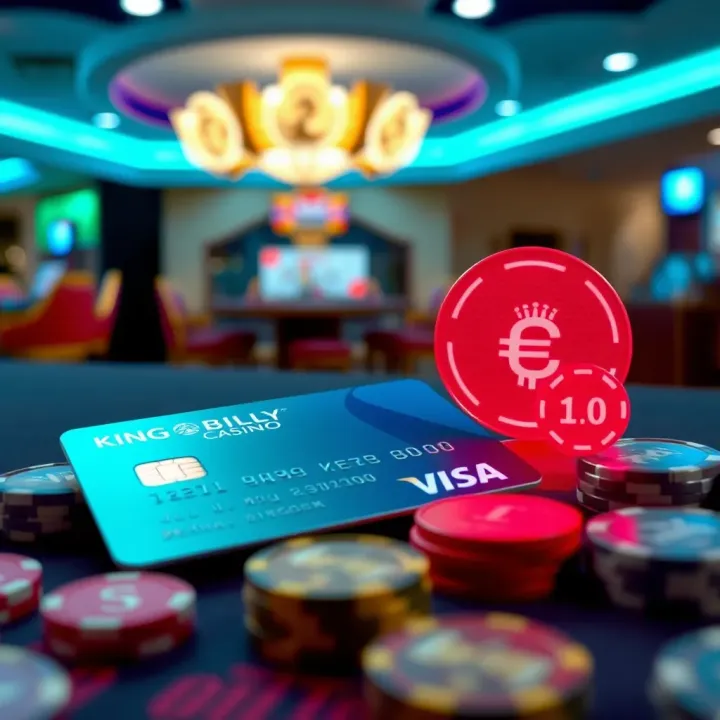 Payment Methods at King Billy Casino in Germany Secure online payment options depicted with credit cards and digital currency icons for King Billy Casino in Germany