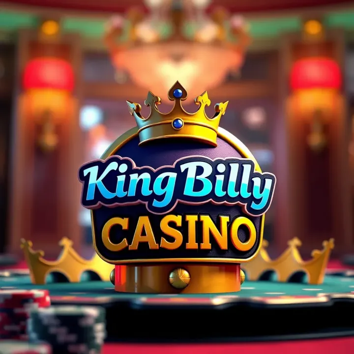 King Billy Casino logo showcasing royal theme and vibrant colors