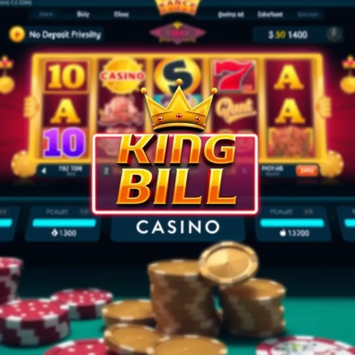 King Billy Casino No Deposit Code Benefits Explained Illustration showing a digital casino interface highlighting a no deposit bonus code feature