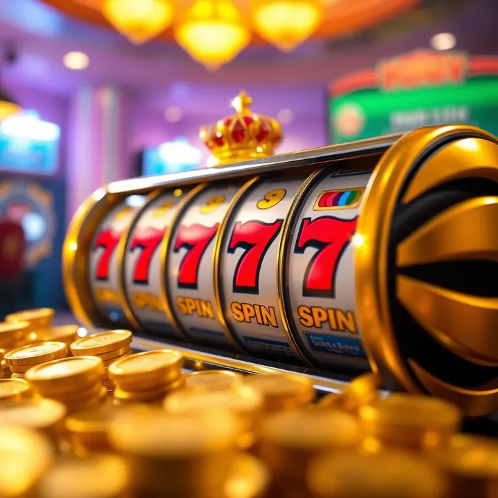 King Billy Casino No Deposit Free Spins Promotion Visual Illustration of spinning casino reels with sparkling free spins icons and vibrant gaming symbols
