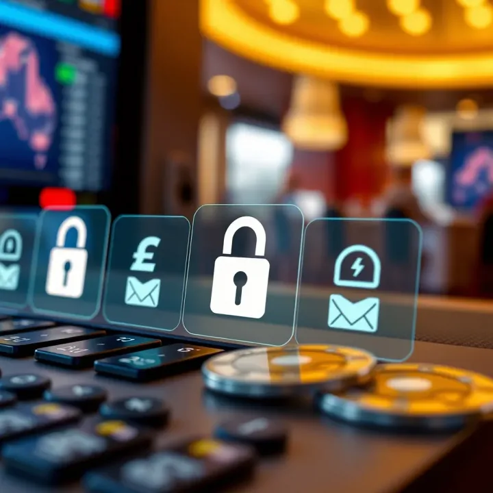 Secure online payment options shown with Australian currency symbols and digital security icons