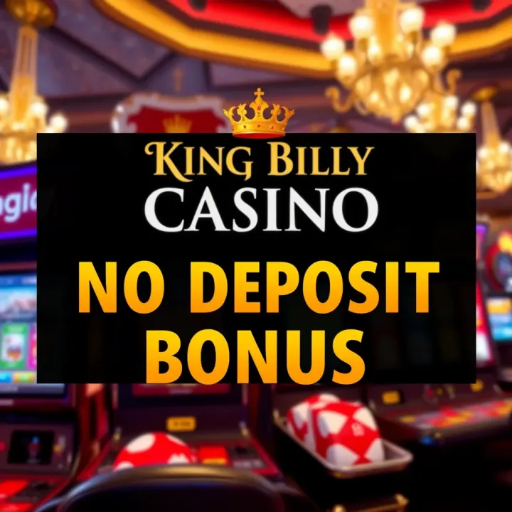 King Billy Casino No Deposit Bonus Promotion King Billy Casino promotional banner highlighting no deposit bonus offer