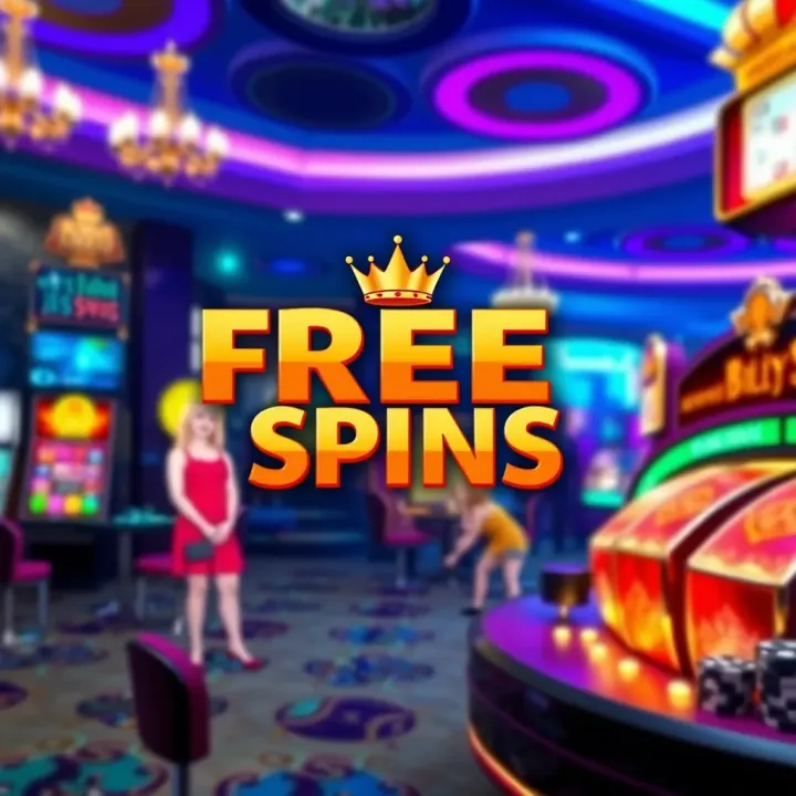 Promotional Codes for Free Spins at King Billy Casino Digital coupons and promotional codes displayed on a vibrant casino-themed background