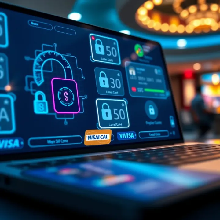 Secure Payment Options and Player Safety at King Billy Casino Illustration of secure online payment methods with digital locks and credit cards