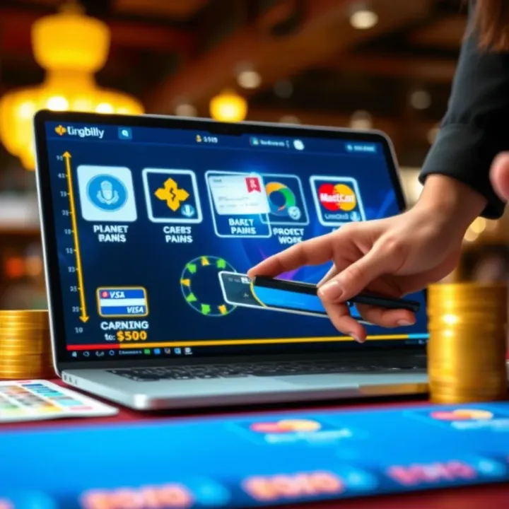 Reliable and Safe Payment Methods at King Billy Casino Secure online payment transaction with digital security and various payment icons