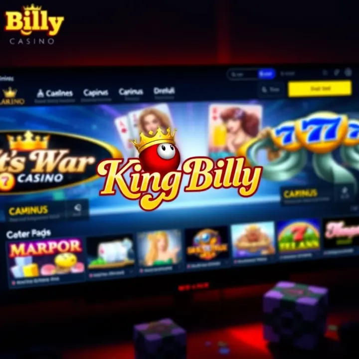 King Billy Casino Service Overview King Billy online casino homepage showcasing vibrant game icons and user-friendly interface