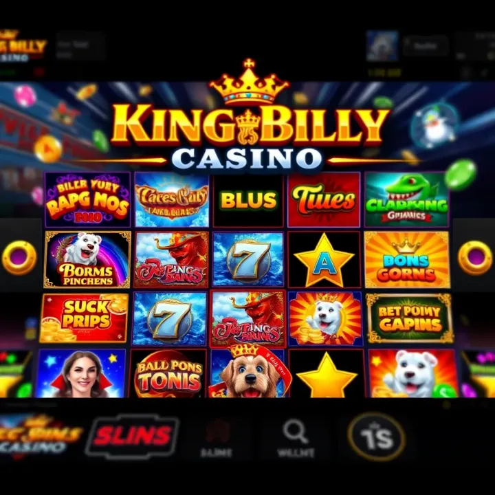 Online casino interface showcasing a variety of slot games with highlighted bonus features