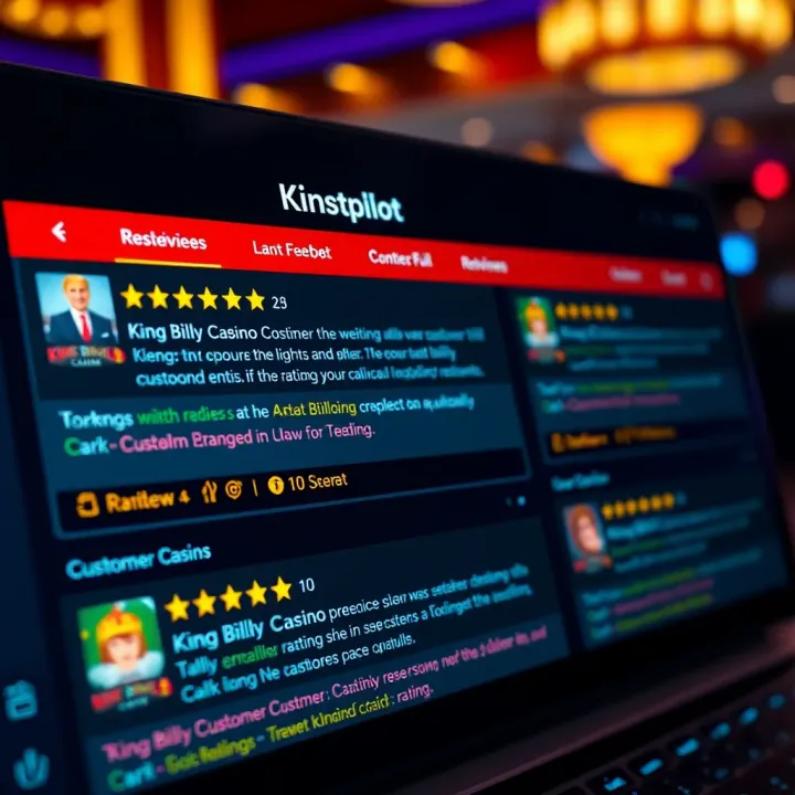 Detailed customer reviews and ratings displayed on a digital platform