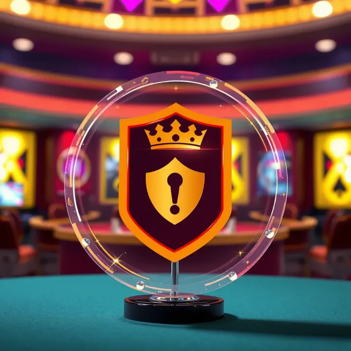 King Billy Casino Security and Trust Measures Secure digital shield symbolizing online casino protection and trust