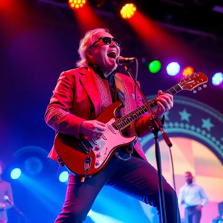 King Billy's Energetic Live Rendition of 'Coke Bottle' King Billy passionately performing 'Coke Bottle' live on stage with vibrant lighting