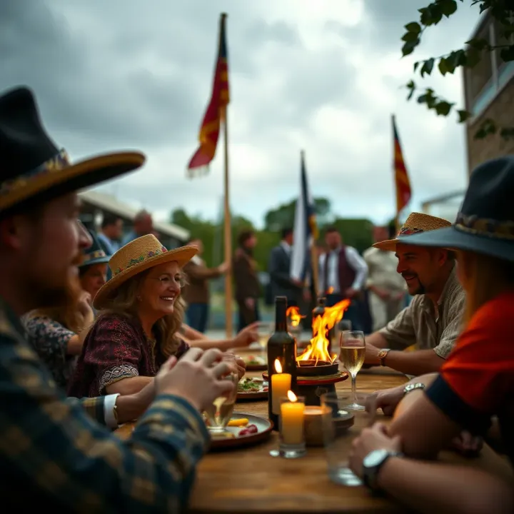Celebrating King Billy's Influence in Australian Culture Community cultural event featuring traditional Australian elements celebrating King Billy's legacy