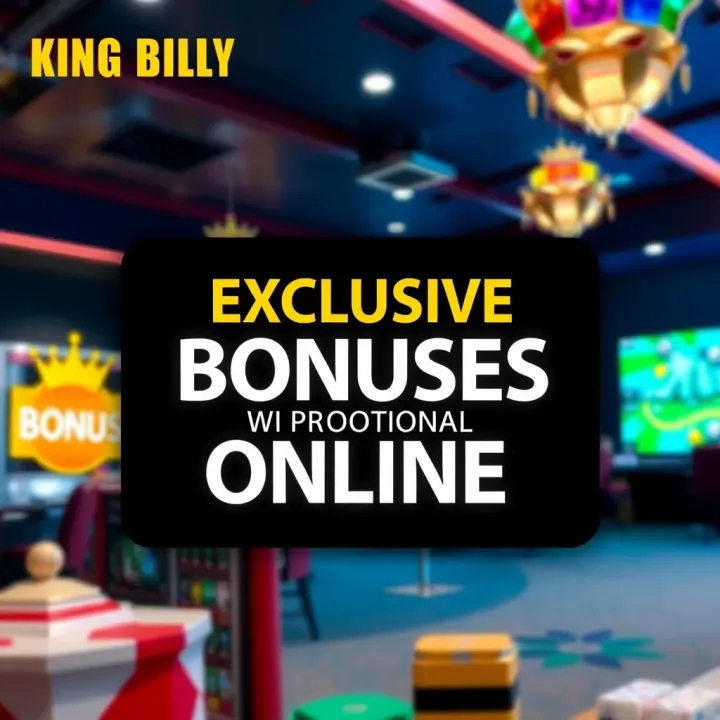 Promotional banner highlighting bonus offers and rewards available on King Billy Online for Australian players