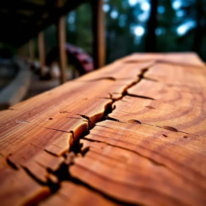 Close-up view of King Billy Pine timber showcasing its distinctive grain and warm color tones