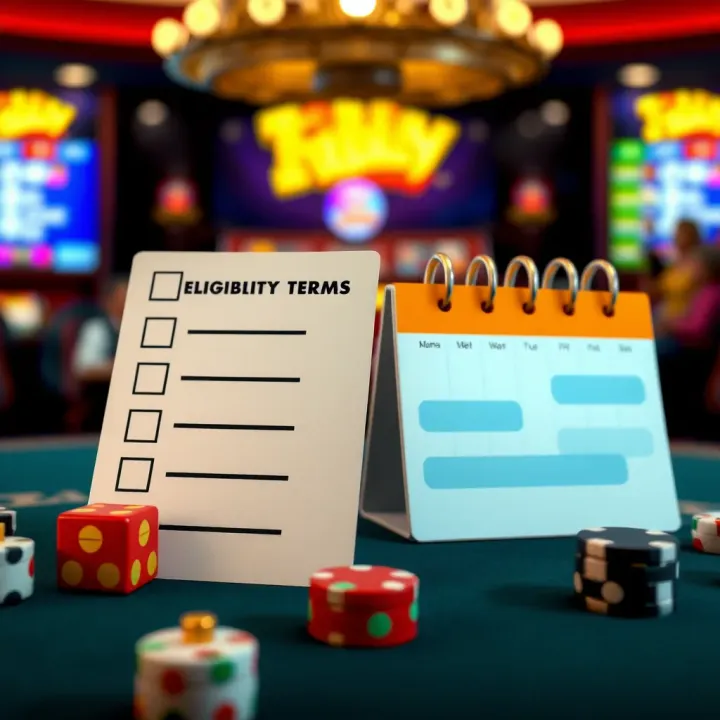 Eligibility and Terms for Maximizing King Billy Promotions Illustration of a checklist and calendar symbolizing eligibility criteria and terms for King Billy promotions