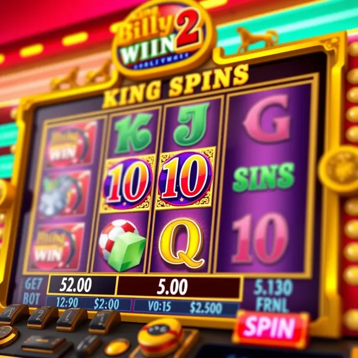 Bonus round screen highlighting free spins and multipliers in King Billy Win 2 slot game