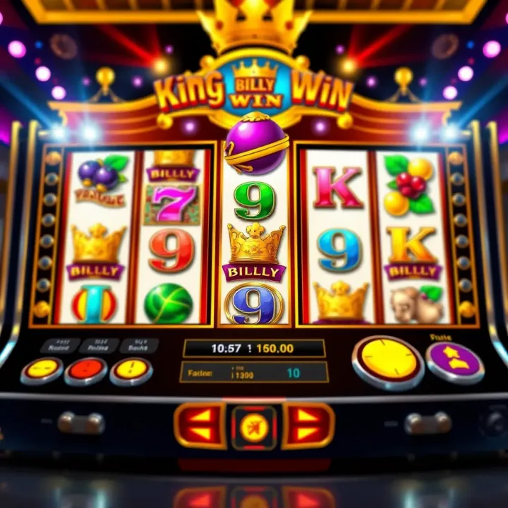 Overview of King Billy Win slot game interface showcasing reels with vibrant symbols and game controls