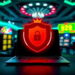 Visual representation of secure online transactions with shield icon symbolizing strong security measures at KingBilly Casino