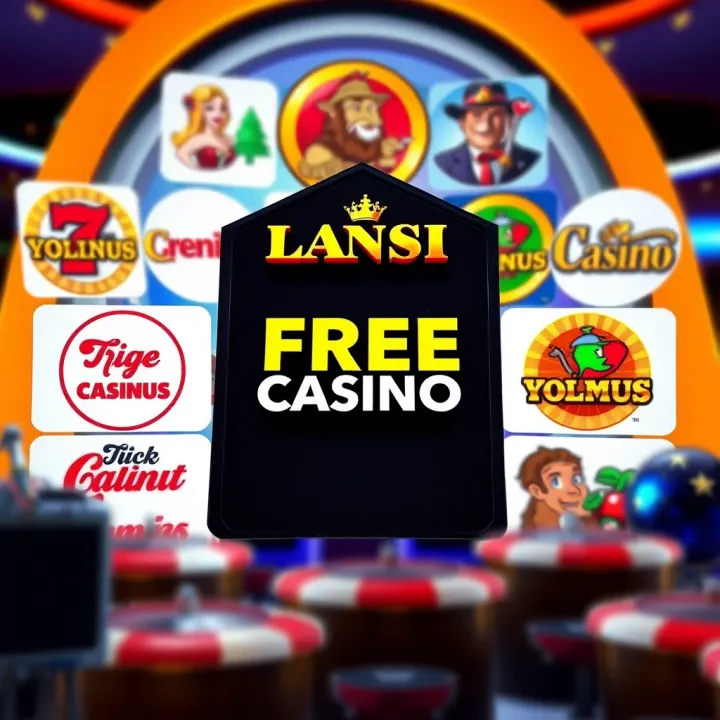 Trusted Platforms for Free No Deposit Pokies in Australia Collection of trusted online casino logos and icons representing safe sites for no deposit pokies in Australia