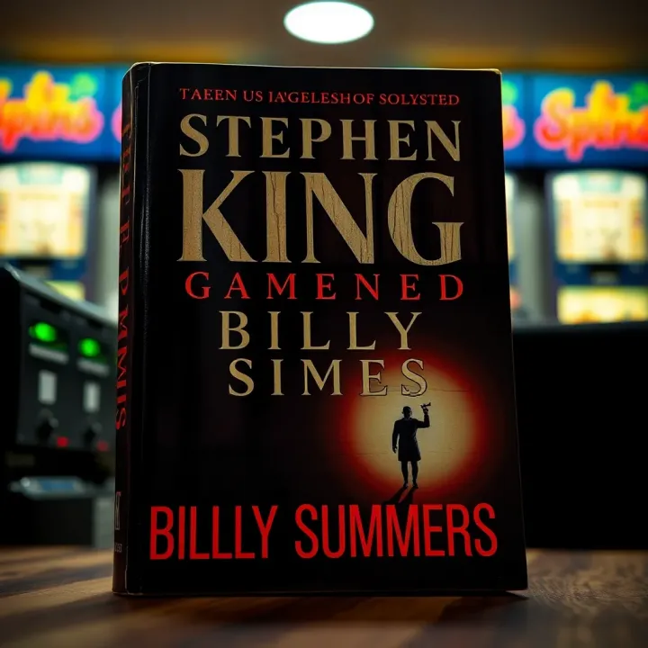 Book cover of Stephen King's novel Billy Summers featuring a dark, suspenseful design