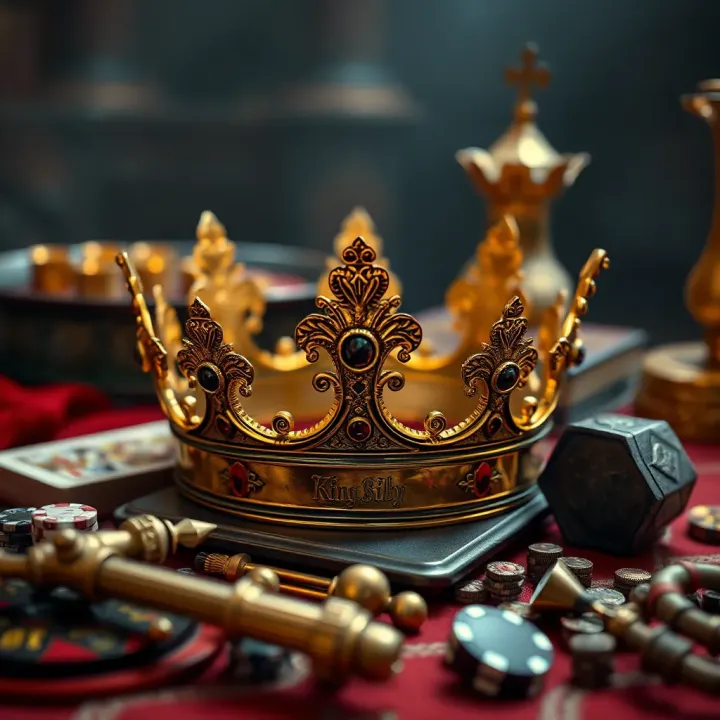Crown and historical artifacts representing the legacy of King Billy