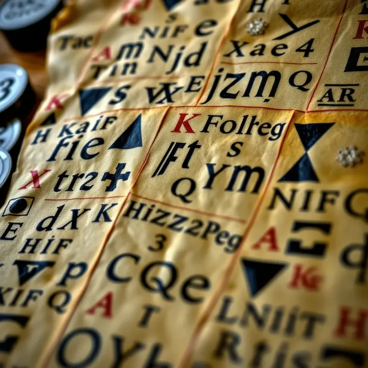 Ancient manuscript displaying traditional coded symbols linked to King Billy practices