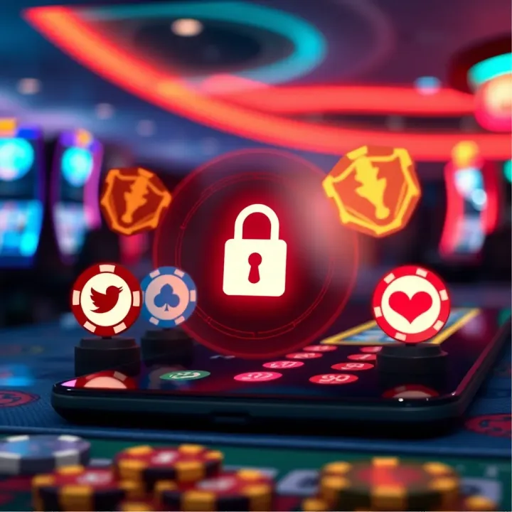 Secure online transaction with digital lock and payment symbols