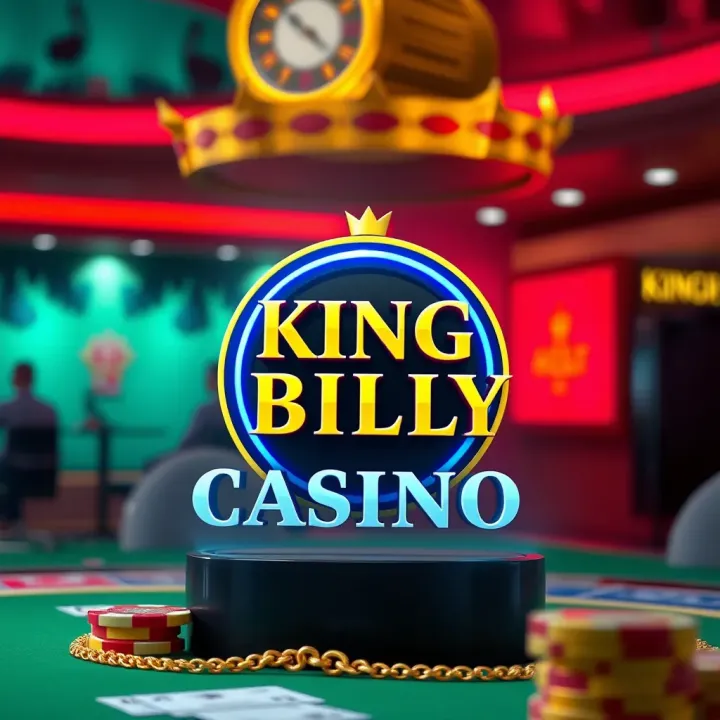 King Billy Casino No Deposit Bonus Promotion Visual King Billy Casino logo with promotional elements illustrating no deposit bonus