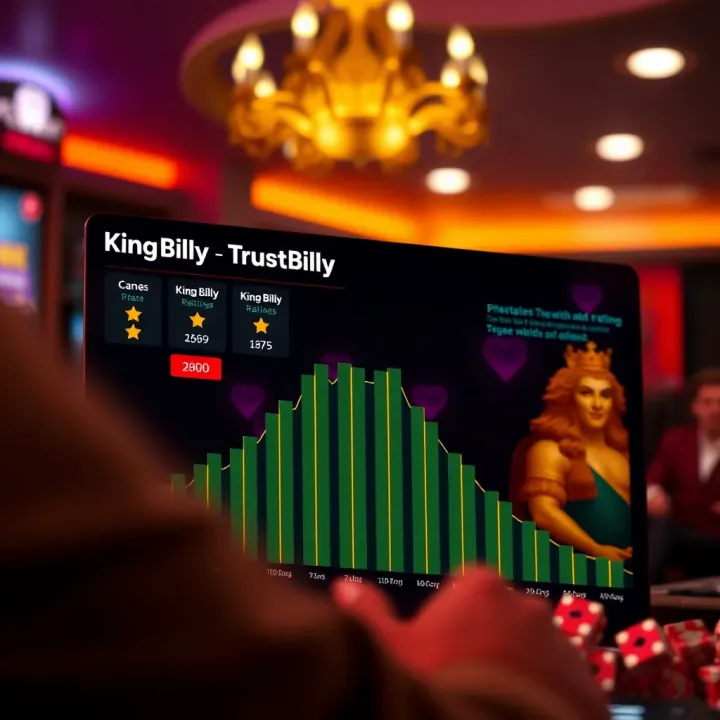 Graph showing distribution of King Billy Trustpilot ratings