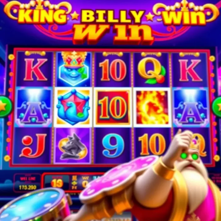 Colorful game interface displaying reels with vibrant symbols and bonus features in King Billy Win
