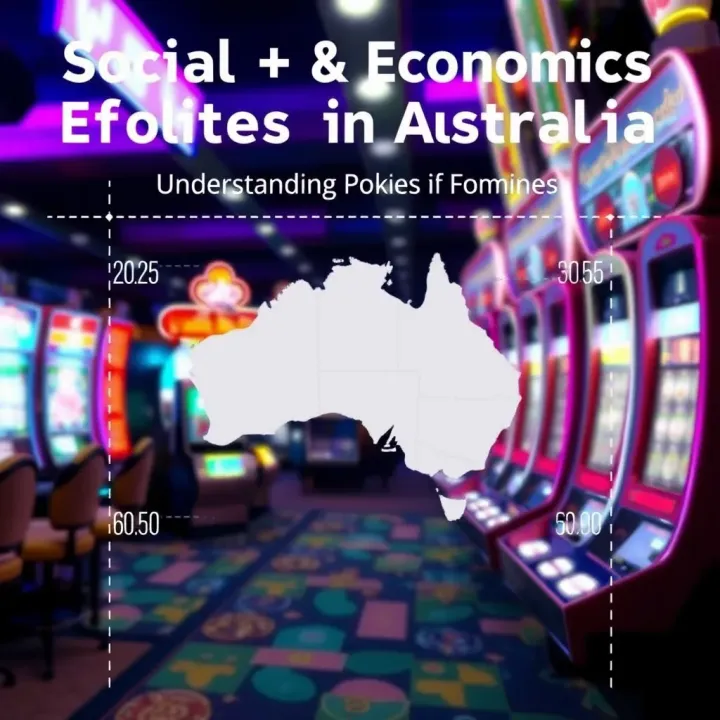 Diagram illustrating the social and economic impact of pokies on Australian communities