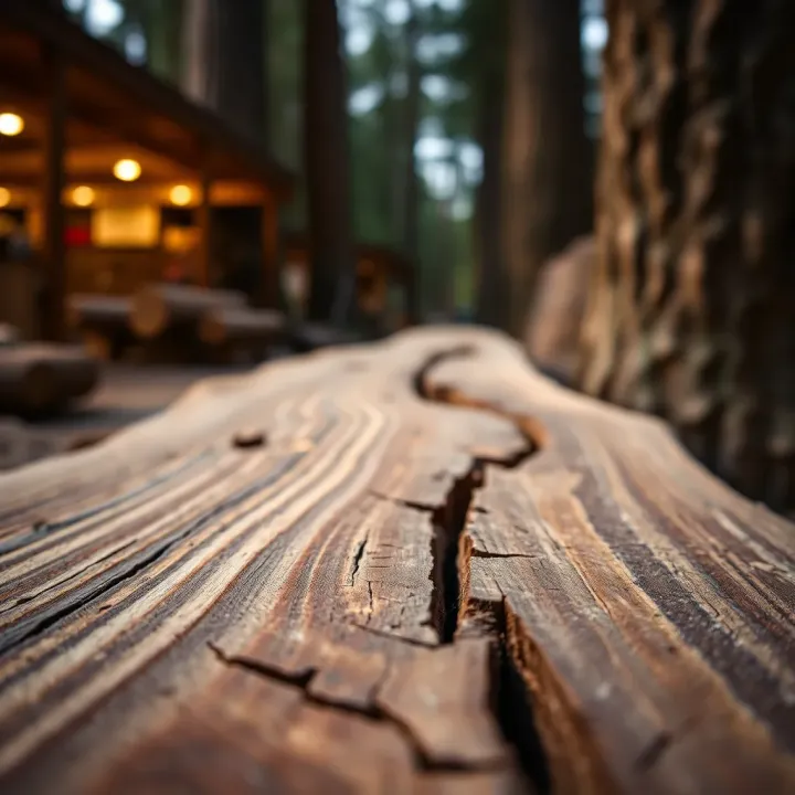 King Billy Pine Timber Grain and Texture Close-up of King Billy Pine timber showcasing its unique grain and texture